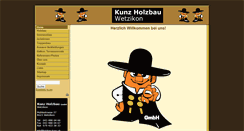 Desktop Screenshot of holzbau-kunz.ch